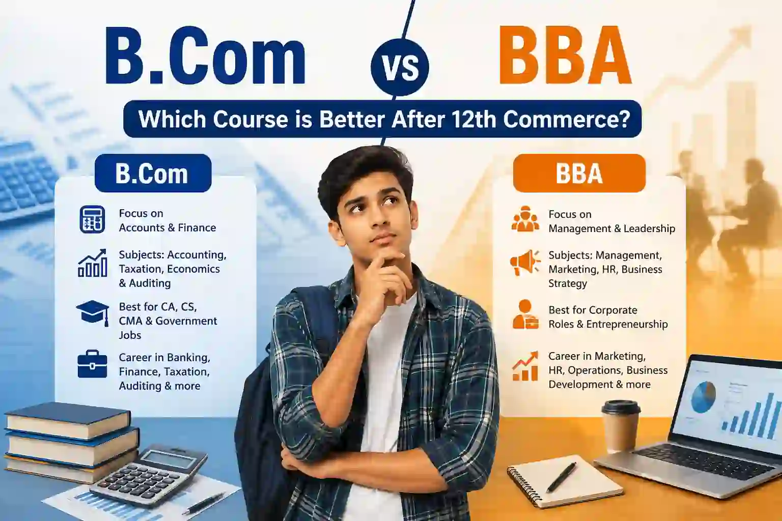 B.Com vs BBA: Which Course is Better?